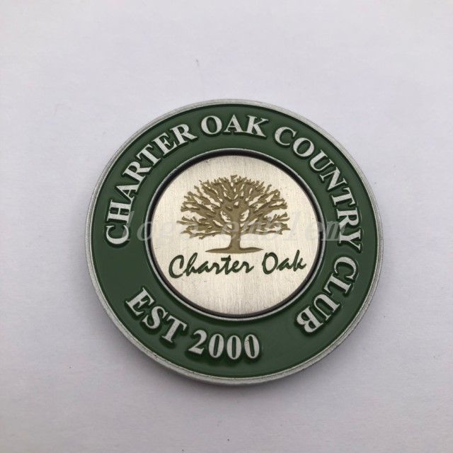 Golf Ball Marker Challenge Coin