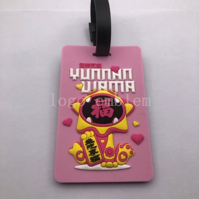 Soft PVC Bag Tag Luggage Tag