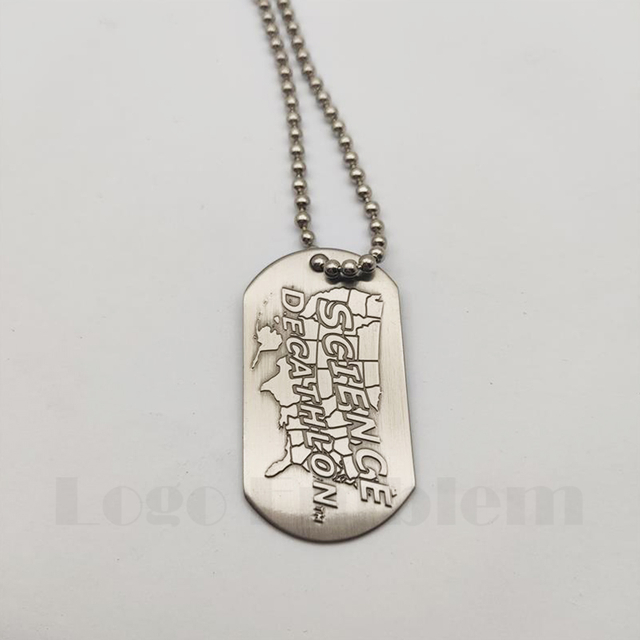 Stainless Iron Metal Dog Tag