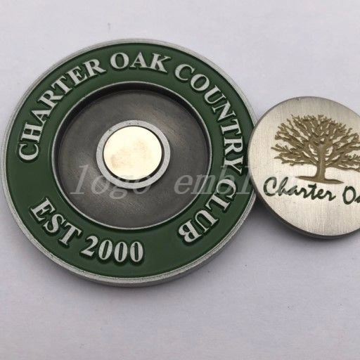 Golf Ball Marker Challenge Coin