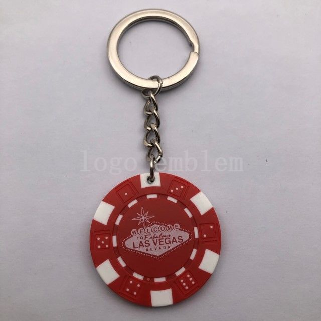 Golf Poker Chips Key Chain