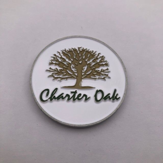 Golf Ball Marker Challenge Coin